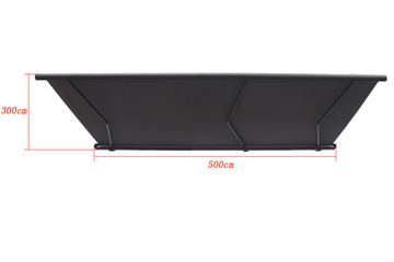 Markise Antracit kassette - antracitgrå dug 5 x 3 m  med Led lys